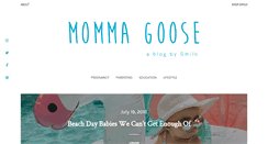 Desktop Screenshot of mommagoose.com